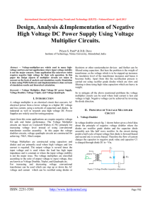 Design, Analysis &amp;Implementation of Negative Multiplier Circuits.