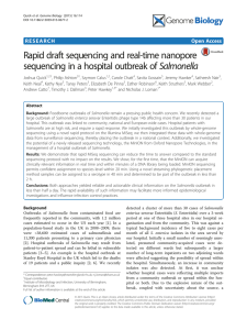 Rapid draft sequencing and real-time nanopore Open Access