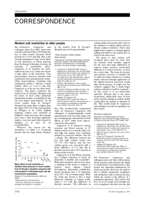 CORRESPONDENCE Modest salt restriction in older people COMMENTARY