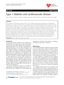 Type 1 diabetes and cardiovascular disease Open Access