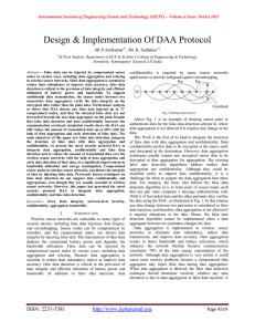 Design &amp; Implementation Of DAA Protocol  Mr.P.Anilkumar
