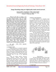 Image Denoising using new digital pulse mode neural network