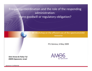 Frequency coordination and the role of the responding  administration:   mere goodwill or regulatory obligation?