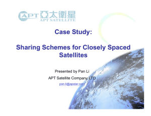Case Study: Sharing Schemes for Closely Spaced g y p