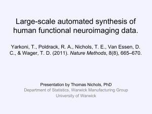 Large-scale automated synthesis of human functional neuroimaging data.