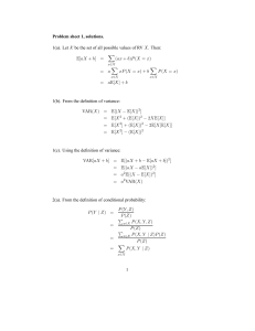 Problem sheet 1, solutions. 1(a). Let X