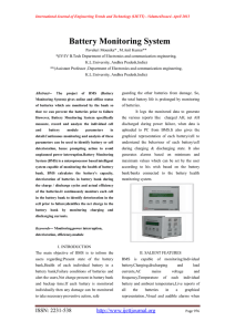 Battery Monitoring System