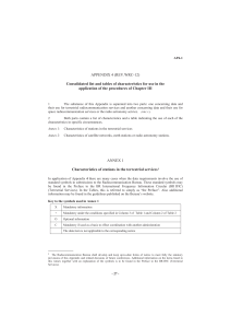 APPENDIX 4 (REV.WRC-12) application of the procedures of Chapter III