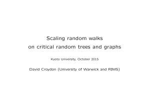 Scaling random walks on critical random trees and graphs