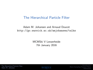 The Hierarchical Particle Filter