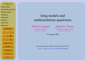 Ising models and multiresolution quad-trees