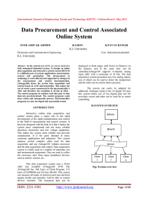 Data Procurement and Control Associated Online System