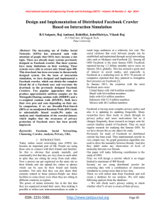 Design and Implementation of Distributed Facebook Crawler Based on Interaction Simulation