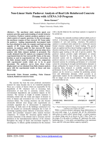 Non-Linear Static Pushover Analysis of Real Life Reinforced Concrete  Beena Kumari