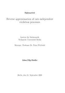 Reverse approximation of rate-independent evolution processes