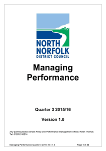 Managing Performance Quarter 3 2015/16