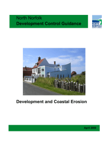 North Norfolk Development Control Guidance  Development and Coastal Erosion