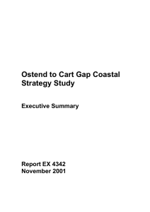 Ostend to Cart Gap Coastal Strategy Study Executive Summary Report EX 4342