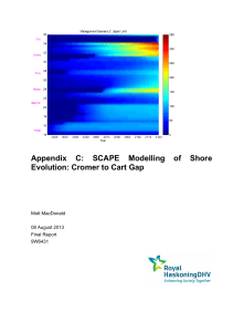 Appendix  C:  SCAPE  Modelling  of ... Evolution: Cromer to Cart Gap Mott MacDonald