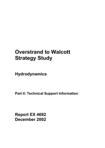 Overstrand to Walcott Strategy Study Hydrodynamics Report EX 4692