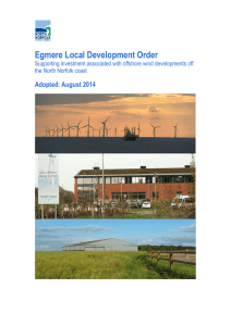 Egmere Local Development Order  Adopted: August 2014
