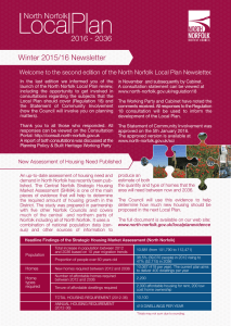 Winter 2015/16 Newsletter North Norfolk 2016 - 2036