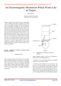 An Electromagnetic Mechanism Which Works Like an Engine