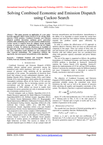 Solving Combined Economic and Emission Dispatch