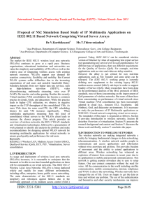 Proposal  of  NS2  Simulation  Based ... IEEE 802.11 Based Network Comprising Virtual Server Arrays