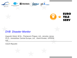 DVB  Disaster Monitor