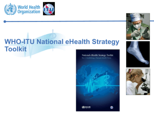 WHO-ITU National eHealth Strategy Toolkit