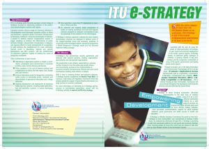 ITU C-STRATEGY With the active support