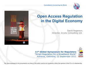 Open Access Regulation in the Digital Economy