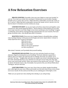 A Few Relaxation Exercises