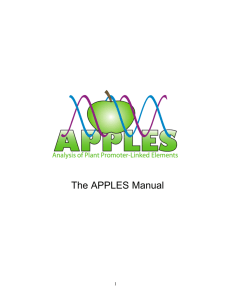 The APPLES Manual 1