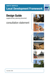 Design Guide Local Development Framework consultation statement