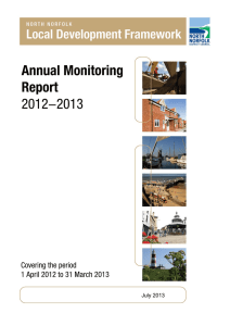 Annual Monitoring Report 2012-2013