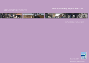 LOCAL DEVELOPMENT FRAMEWORK 1st April 2006 to 31st March 2007 December 2007
