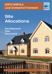 Site Allocations NORTH NORFOLK Local Development Framework
