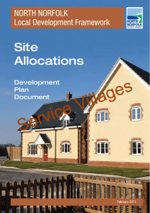 Villages Service Site Allocations