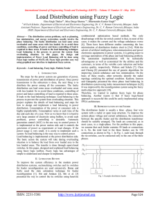 Load Distribution using Fuzzy Logic