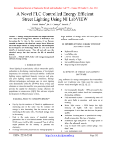 A Novel FLC Controlled Energy Efficient Street Lighting Using NI LabVIEW