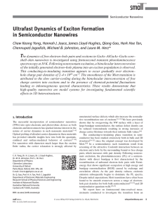 Ultrafast Dynamics of Exciton Formation in Semiconductor Nanowires