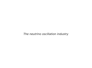 The neutrino oscillation industry  