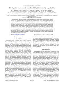 Spin-dependent processes at the crystalline Si-SiO interface at high magnetic fields *