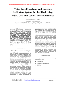 Voice Based Guidance and Location Indication System for the Blind Using