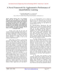 A Novel Framework for Aggloramative Performance of Quantifiability Learning