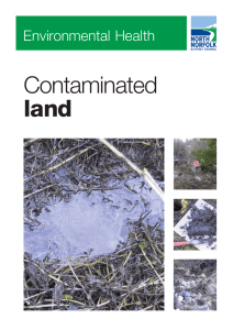 Contaminated land Environmental Health