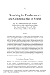 4 Searching for Fundamentals and Commonalities of Search
