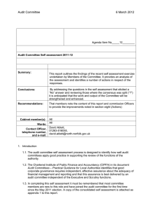 Audit Committee 6 March 2012